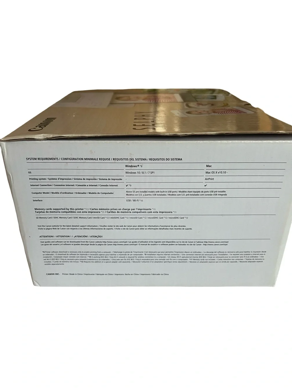 NEW Canon SELPHY Compact Photo Printer CP1300 - White - Picture 4 of 7